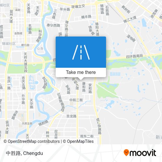 中胜路 map