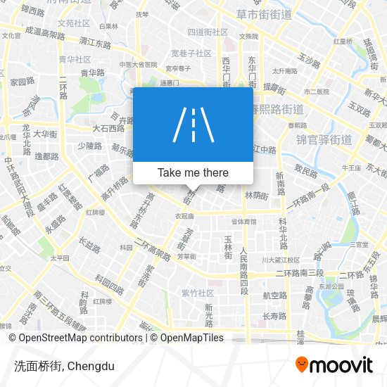 洗面桥街 map