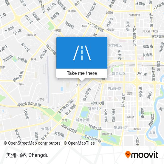 美洲西路 map