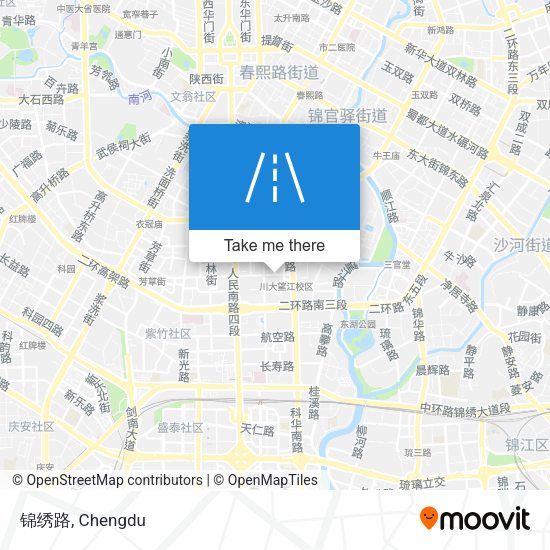 锦绣路 map