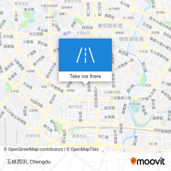 玉林西街 map