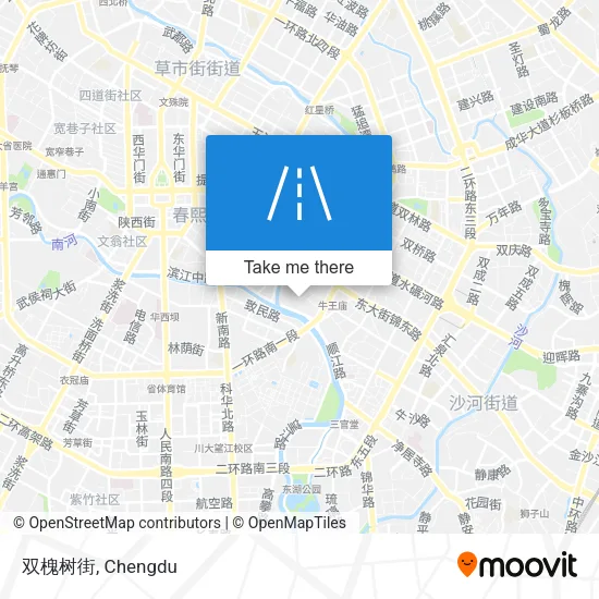 双槐树街 map