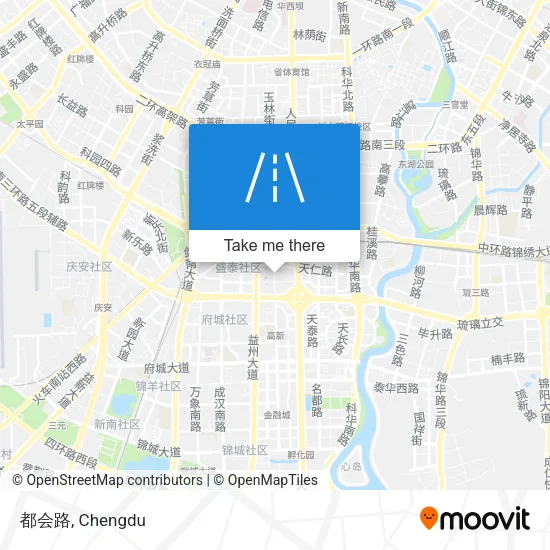 都会路 map