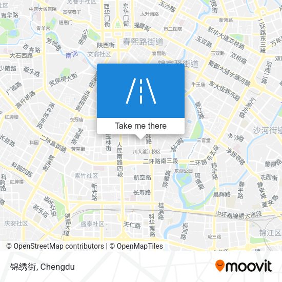 锦绣街 map