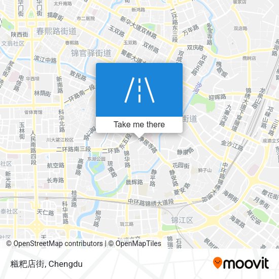糍粑店街 map