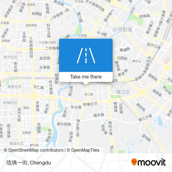 琉璃一街 map