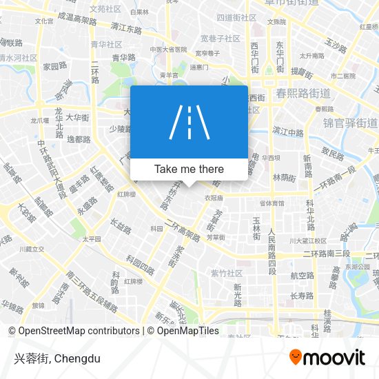 兴蓉街 map