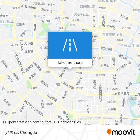 兴蓉街 map