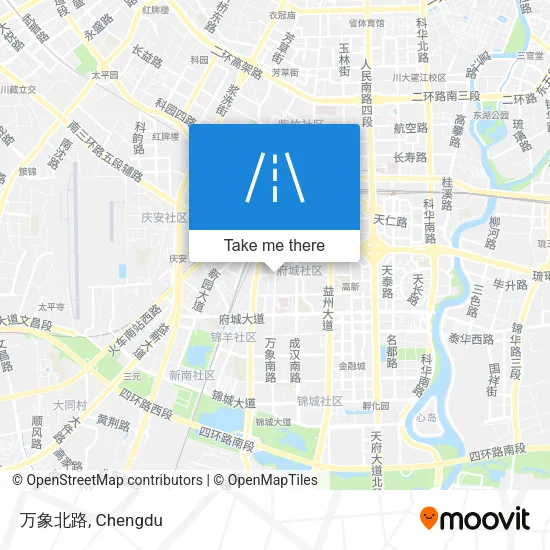万象北路 map
