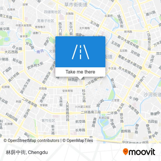 林荫中街 map