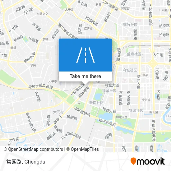 益园路 map