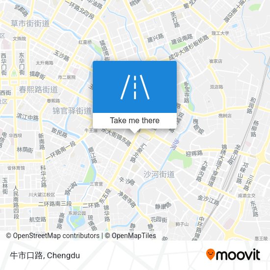 牛市口路 map