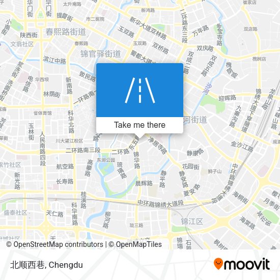 北顺西巷 map