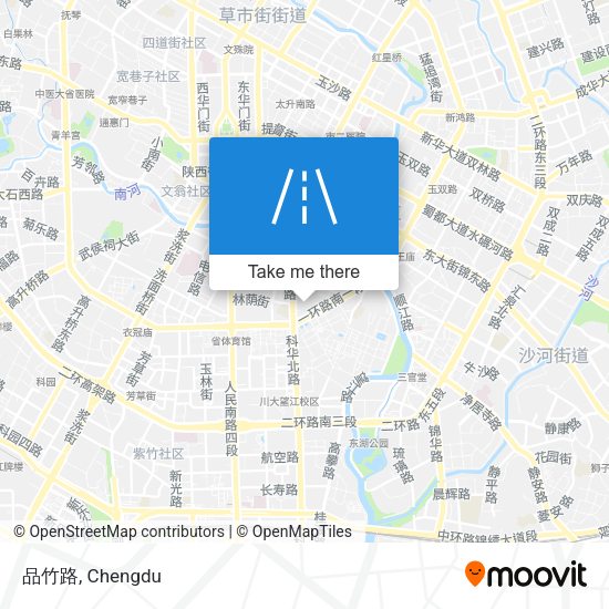 品竹路 map