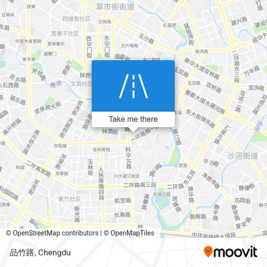 品竹路 map