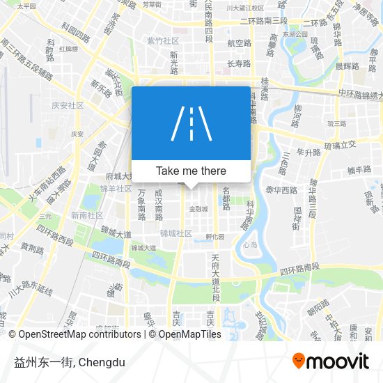 益州东一街 map