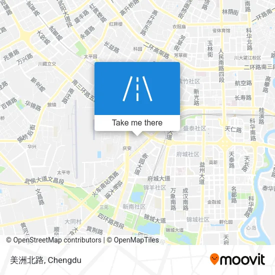 美洲北路 map
