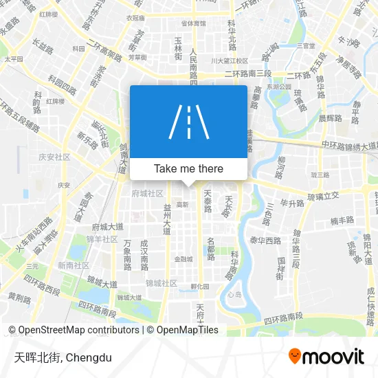 天晖北街 map