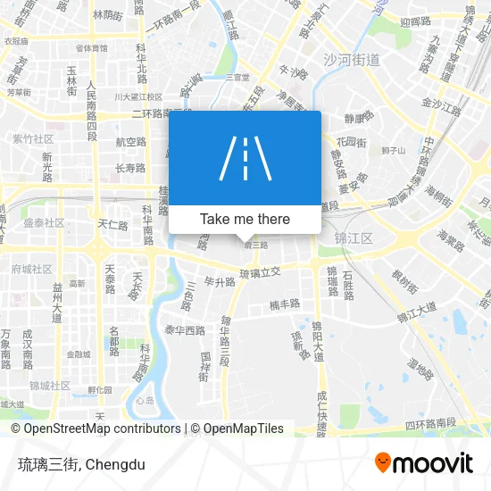 琉璃三街 map