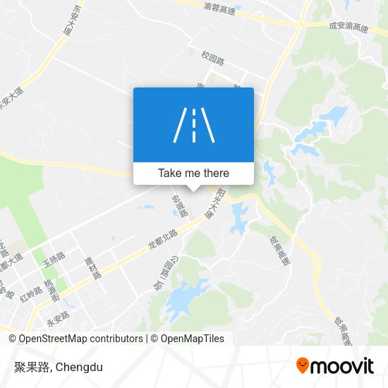 聚果路 map