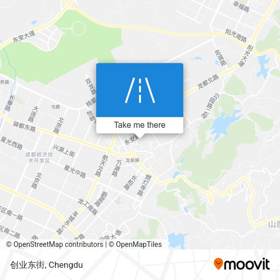 创业东街 map
