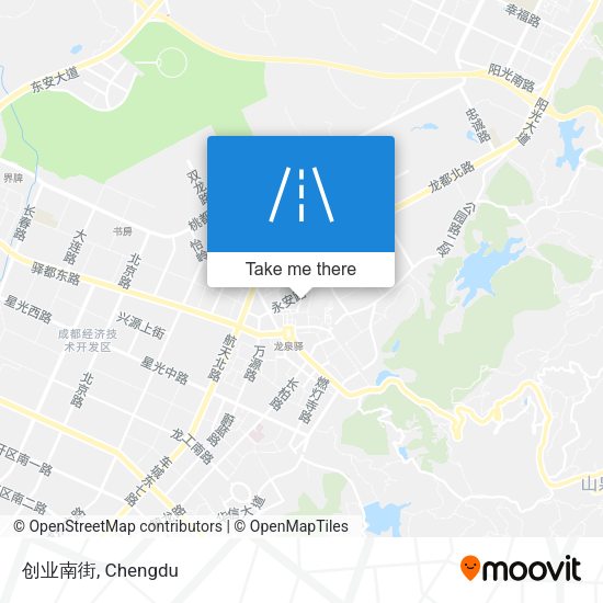 创业南街 map