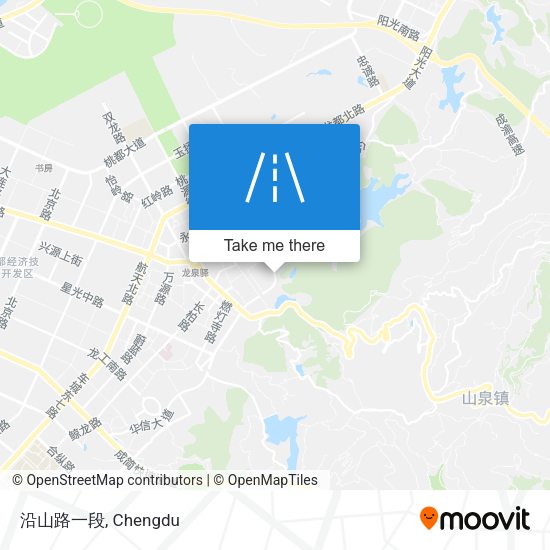 沿山路一段 map
