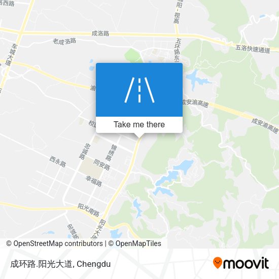 成环路.阳光大道 map