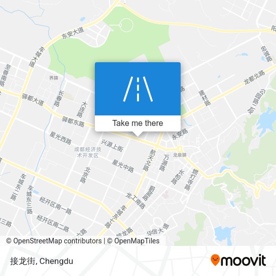 接龙街 map
