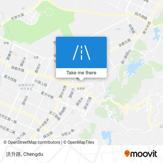 洪升路 map