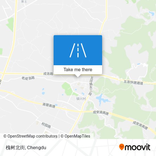 槐树北街 map