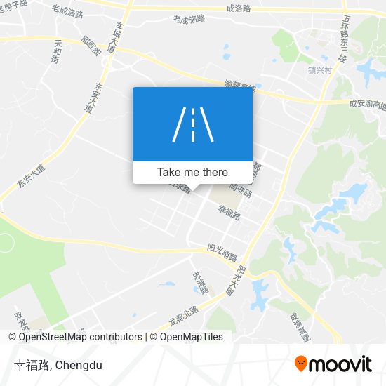 幸福路 map