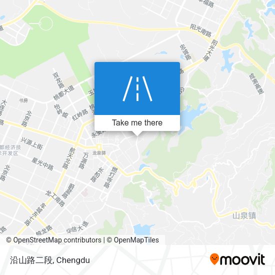 沿山路二段 map