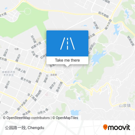 公园路一段 map