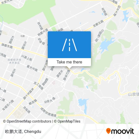 欧鹏大道 map