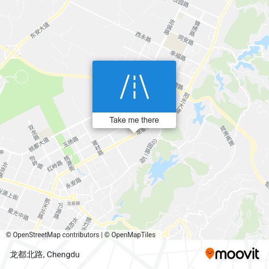 龙都北路 map