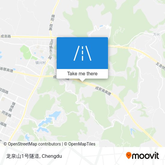 龙泉山1号隧道 map