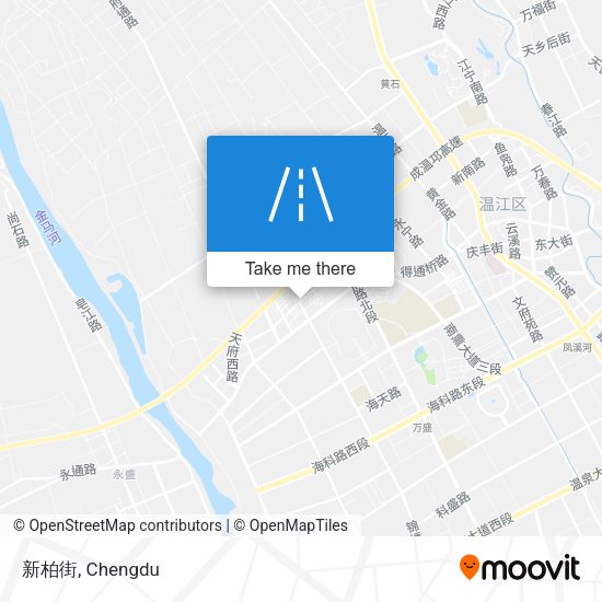 新柏街 map