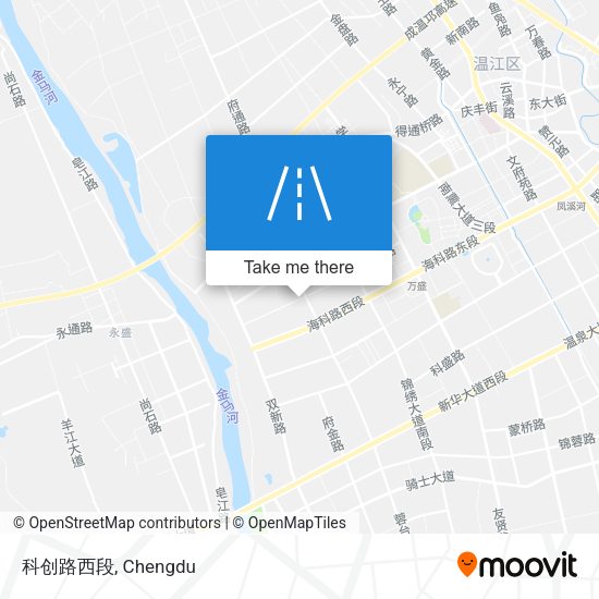 科创路西段 map