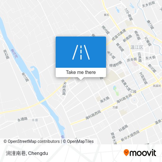润潼南巷 map