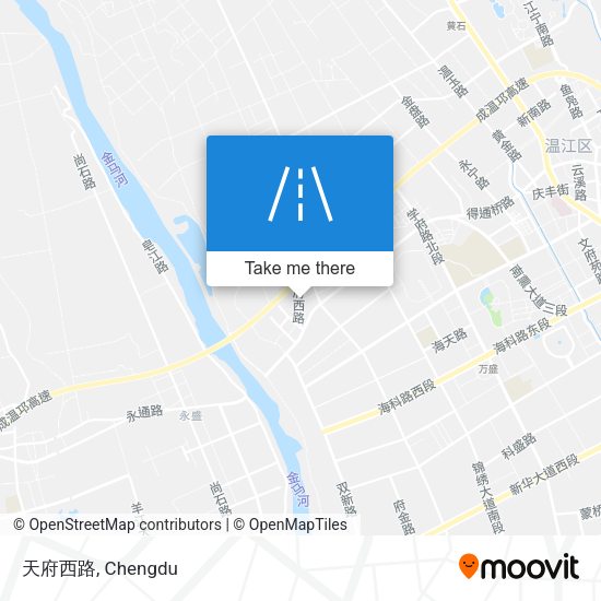 天府西路 map