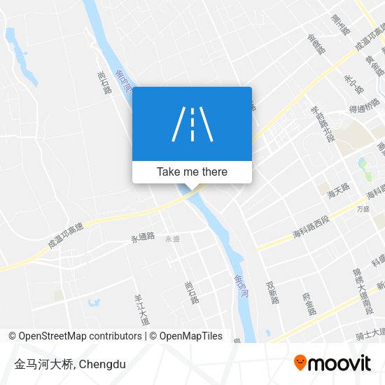 金马河大桥 map