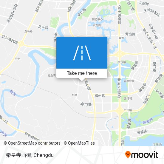 秦皇寺西街 map