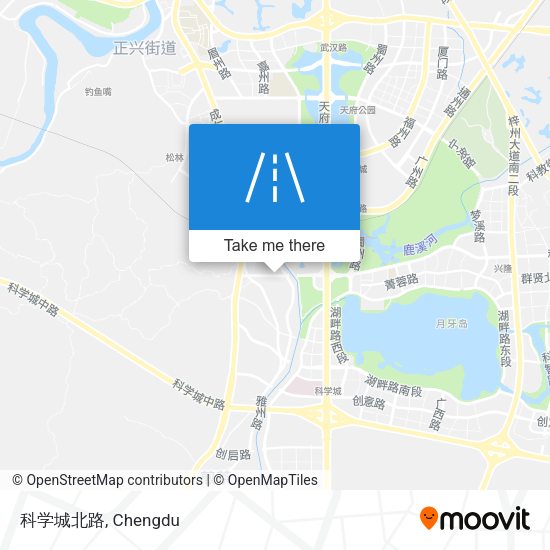 科学城北路 map
