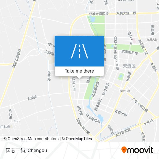 国芯二街 map