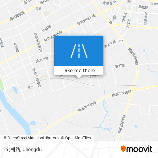 刘柑路 map