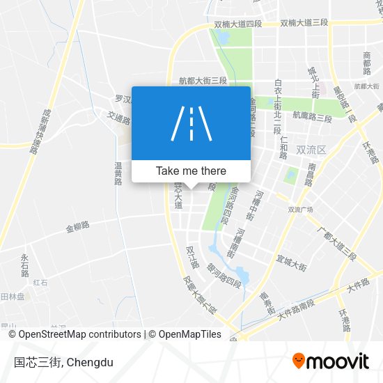 国芯三街 map