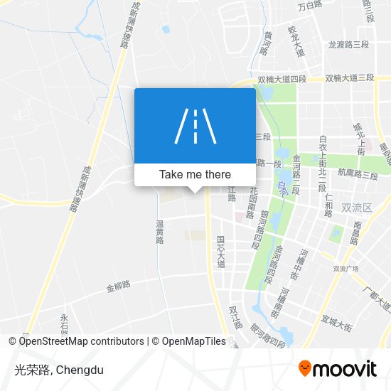 光荣路 map