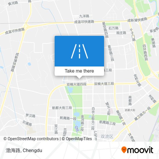 渤海路 map