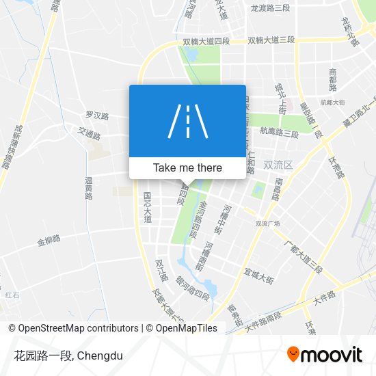 花园路一段 map